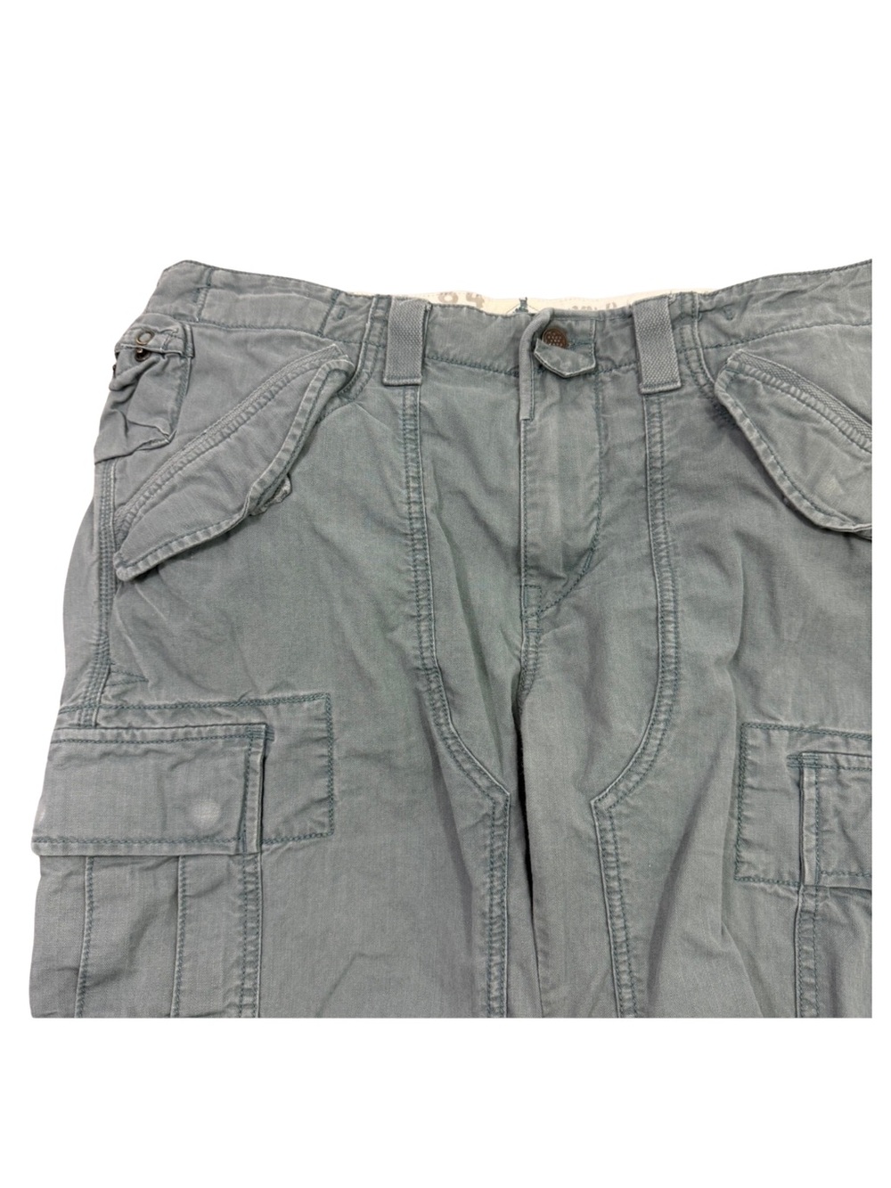 MASSIVE PRICE GOUGE 🚨‼️ Polo Ralph Lauren Vintage Gray Cargo Pants - Picture 2 of 6